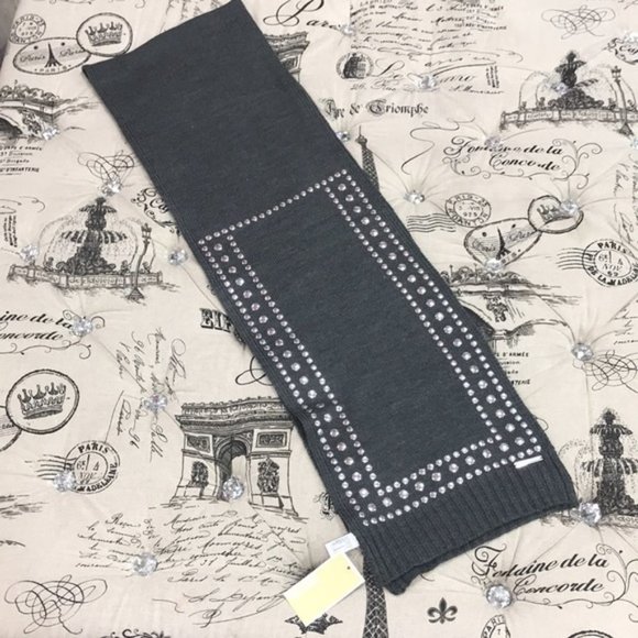 MICHAEL KORS Embellished Stud Wrap Scarf - Picture 2 of 3